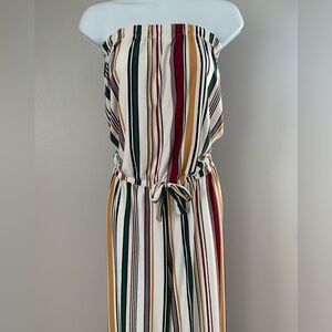 Pitahaya Strapless Jumpsuit